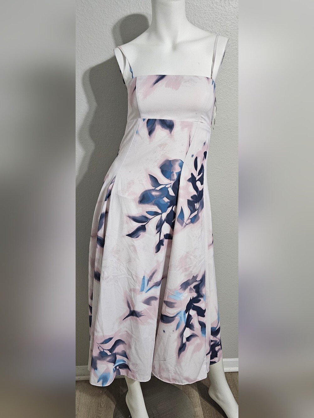 Abercrombie & fitch Godet Clasp-Back Midi Dress Size XSP